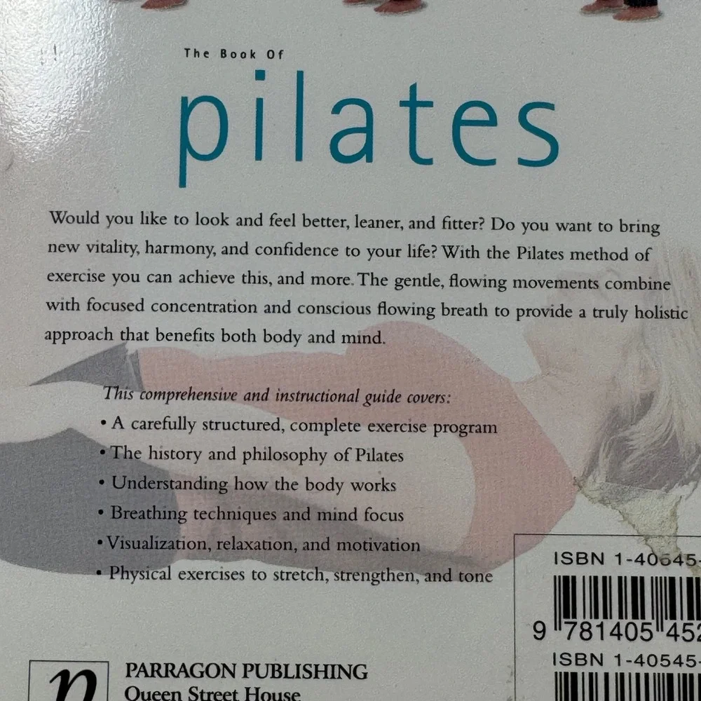 Parragon Publishing The Book of Pilates Joyce Gavin Fitness Guide Hardcover 2005